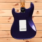 Fender Custom Shop 1963 Stratocaster Journeyman Relic electric guitar Purple Sparkle single-coil pickups