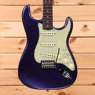 Fender Custom Shop 1963 Stratocaster electric guitar Purple Sparkle relic finish with three single-coil pickups