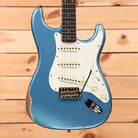 Fender Custom Shop Limited 1959 Stratocaster Relic electric guitar Lake Placid Blue with aged appearance and single-coil pickups