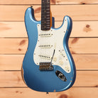 Fender Custom Shop Limited 1959 Stratocaster Relic electric guitar Lake Placid Blue with single-coil pickups