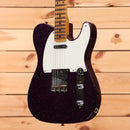 Fender Custom Shop 1955 Telecaster Journeyman Relic electric guitar Faded Aged Magenta Sparkle with maple neck
