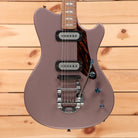 Powers Electric A-Type Frozen Berry Metallic electric guitar with dual humbucker pickups and tremolo bridge