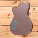 Powers Electric A-Type Frozen Berry Metallic electric guitar with mesh pickguard and wooden neck