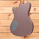 Powers Electric A-Type Frozen Berry Metallic electric guitar with mesh pickguard and wooden neck