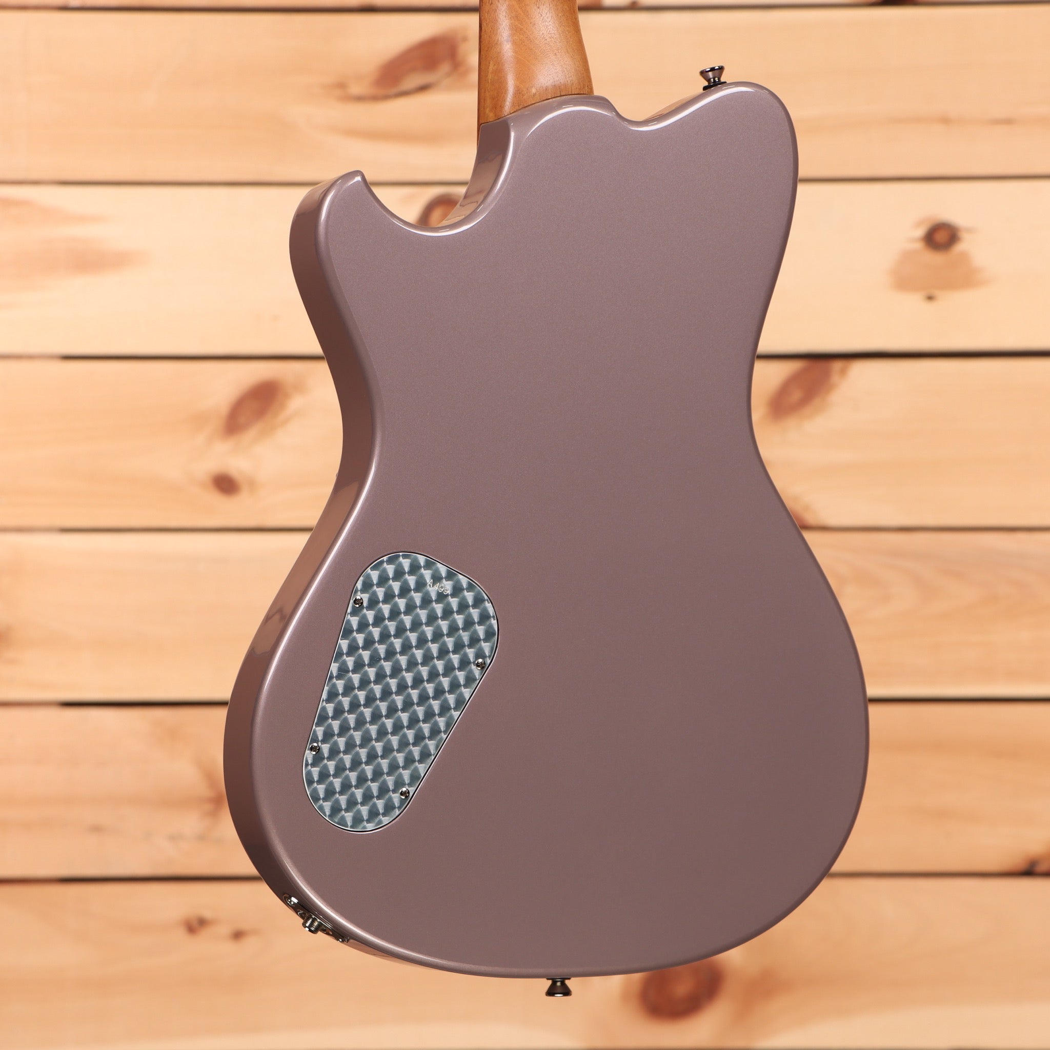 Powers A-Type Frozen Berry Metallic electric guitar with textured pickguard and maple neck