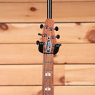Powers Electric A-Type Viola purple metallic electric guitar with rosewood fretboard and chrome tuners