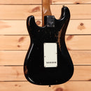 Fender Custom Shop Limited 1960 Stratocaster electric guitar heavy relic aged black with white pickguard