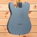 Fender Custom Shop Masterbuilt 1958 Telecaster Relic electric guitar Ice Blue Metallic with single-coil pickups