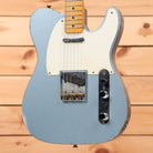 Fender Custom Shop Limited Masterbuilt 1958 Telecaster Relic electric guitar Ice Blue Metallic with maple neck
