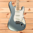 Fender Custom Shop 1968 Stratocaster electric guitar Lush Closet Classic Aged Ice Blue Metallic with three single-coil pickups