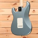 Fender Custom Shop 1968 Stratocaster electric guitar Lush Closet Classic Aged Ice Blue Metallic with single-coil pickups