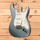 Fender Custom Shop 1968 Stratocaster electric guitar Ice Blue Metallic aged finish with maple neck and single-coil pickups