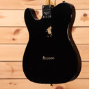 Fender Custom Shop Limited Reverse 1950s Telecaster electric guitar relic aged black with single-coil pickups