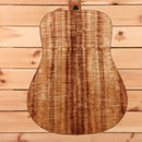 Boucher LESG172 dreadnought acoustic guitar natural finish with flame maple back