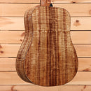 Boucher LESG172 dreadnought acoustic guitar natural finish with flamed mahogany back and sides