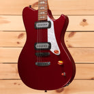 Powers Electric A-Type Hardtail electric guitar Cherry Bomb red with dual humbucker pickups and pearl pickguard