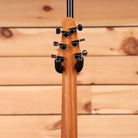 Powers Electric A-Type Hardtail electric guitar Cherry Bomb finish with black tuning machines and maple neck