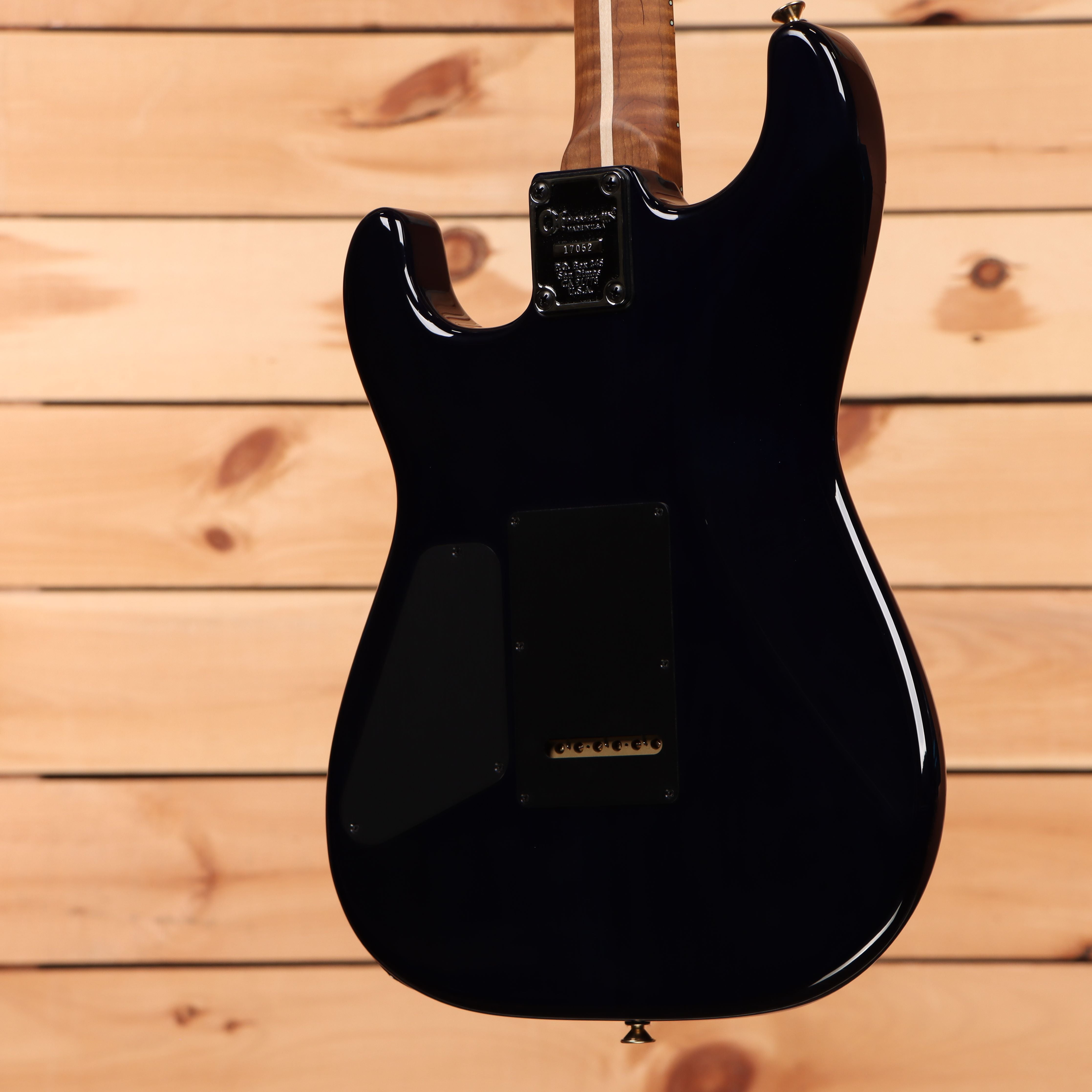 Charvel USA Custom Shop San Dimas HS CT electric guitar Chlorine Burst with humbucker pickups and maple neck