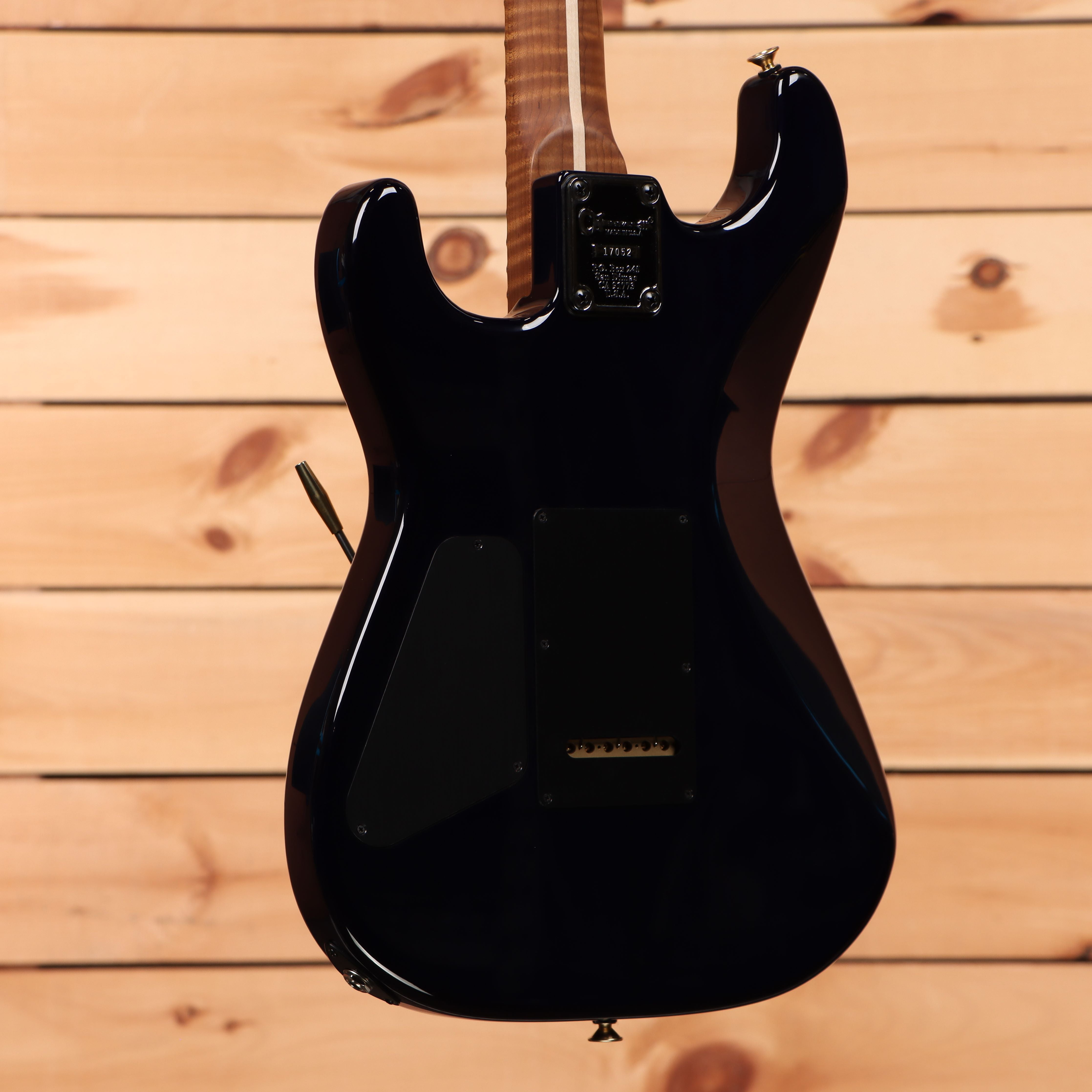 Charvel USA Custom Shop San Dimas HS CT QMT electric guitar Chlorine Burst with humbucker pickups