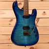 Charvel USA Custom Shop San Dimas HS CT QMT - Chlorine Burst