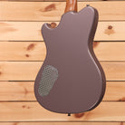 Powers A-Type Frozen Berry Metallic electric guitar with mesh soundhole cover and contoured body