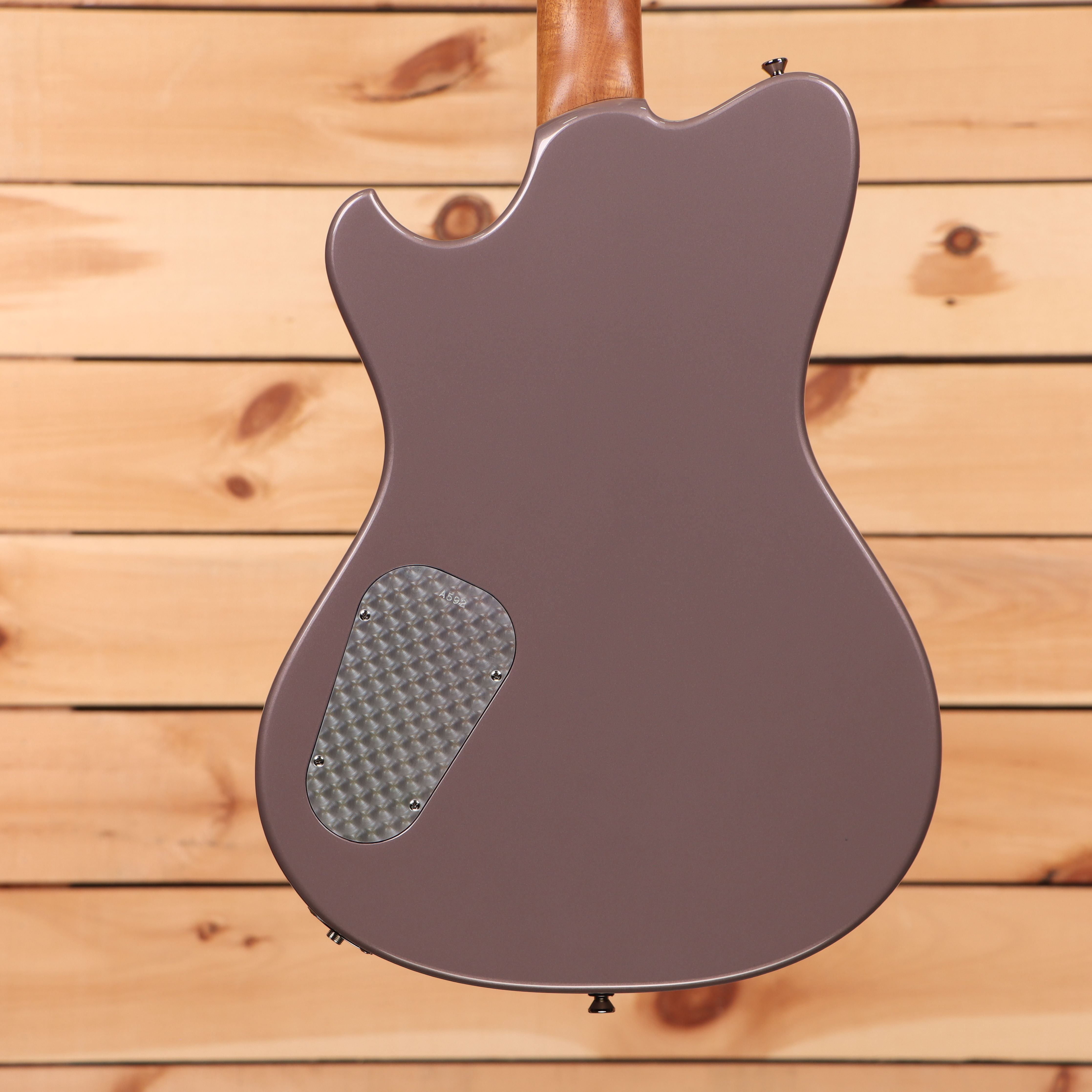 Powers A-Type electric guitar Frozen Berry Metallic with textured pickguard