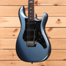 Paul Reed Smith SE NF3 ice-blue metallic electric guitar with rosewood fretboard and black pickguard