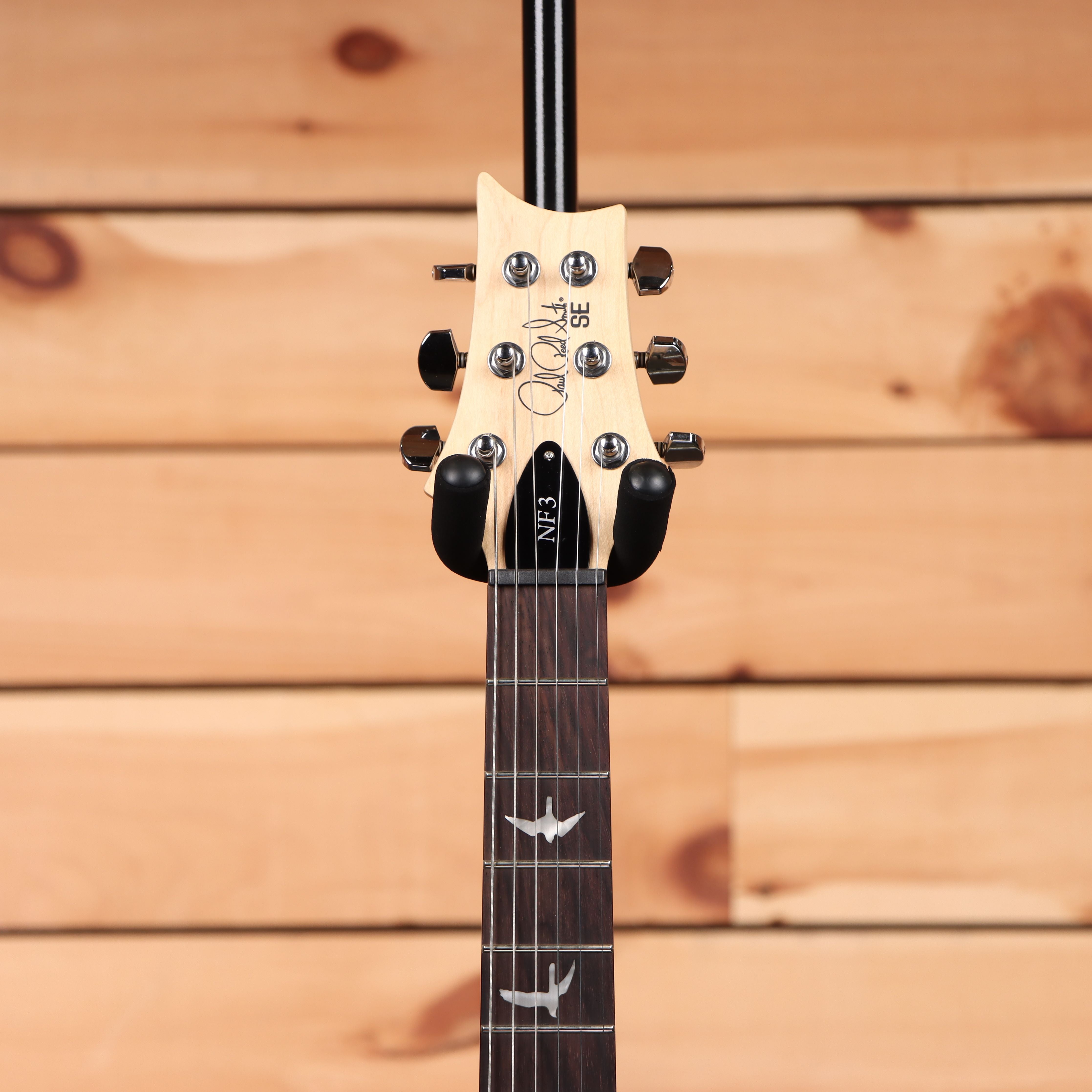 Paul Reed Smith SE NF3 electric guitar Ice Blue Metallic with rosewood fretboard and chrome hardware