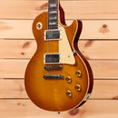 Gibson 1958 Les Paul Standard Reissue VOS electric guitar Lemon Burst with dual humbuckers and gold hardware