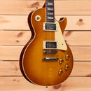 Gibson 1958 Les Paul Standard Reissue VOS electric guitar Lemon Burst with gold hardware and dual humbuckers