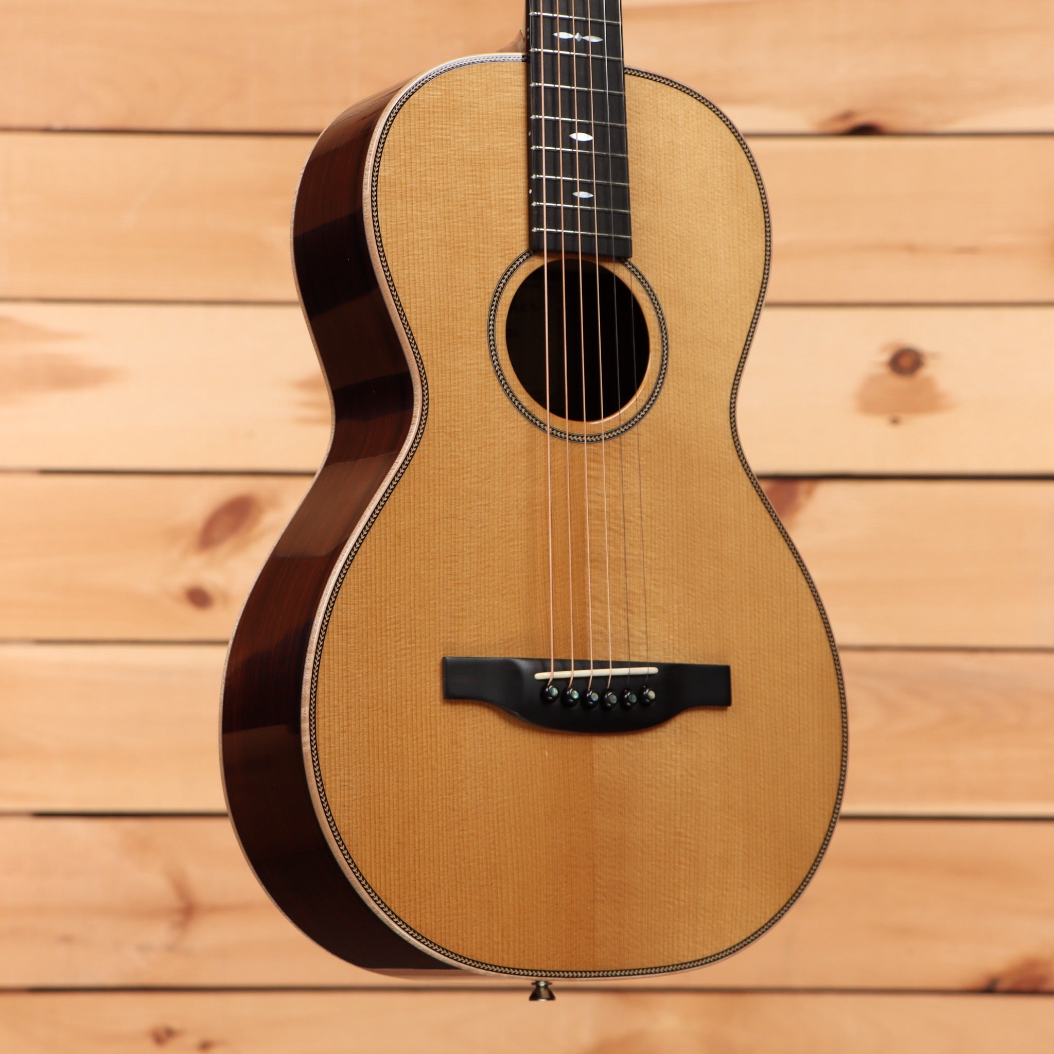 Boucher HG54 pre-owned classical acoustic guitar natural finish with dark wooden back and sides