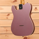 Fender Custom Shop Limited Reverse 1950s Telecaster Custom electric guitar Faded Aged Burgundy Mist Metallic with single-coil pickups