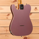 Fender Custom Shop Limited Reverse 1950s Telecaster Custom electric guitar Faded Aged Burgundy Mist Metallic with single-coil pickups