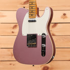 Fender Custom Shop Limited Reverse 1950s Telecaster electric guitar Faded Aged Burgundy Mist Metallic with maple neck and single-coil pickups