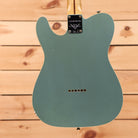 Fender Custom Shop Limited Reverse 1950s Telecaster Custom electric guitar Faded Aged Teal Green Metallic with single-coil pickups