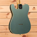 Fender Custom Shop Limited Reverse 1950s Telecaster Custom electric guitar Faded Aged Teal Green Metallic with single-coil pickups