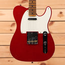 Fender Custom Shop Limited Reverse 1950s Telecaster electric guitar Candy Apple Red relic finish with single-coil pickup
