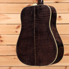 Gibson Dove Original M2M dreadnought acoustic guitar Trans Ebony with white binding