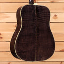 Gibson Dove Original acoustic guitar trans ebony with cream binding and dreadnought body shape