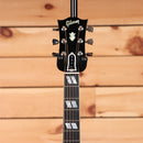 Gibson Dove Original M2M acoustic guitar Trans Ebony with dove inlays and chrome tuners