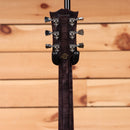 Gibson Dove Original acoustic guitar Trans Ebony with chrome tuning machines and mahogany neck