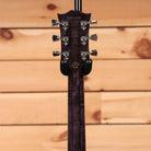 Gibson Dove Original acoustic guitar Trans Ebony with chrome tuning machines and mahogany neck