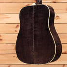 Gibson Dove Original M2M dreadnought acoustic guitar Trans Ebony with cream binding
