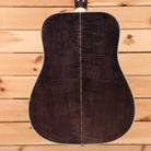 Gibson Dove Original M2M acoustic guitar Trans Ebony dreadnought with center seam binding