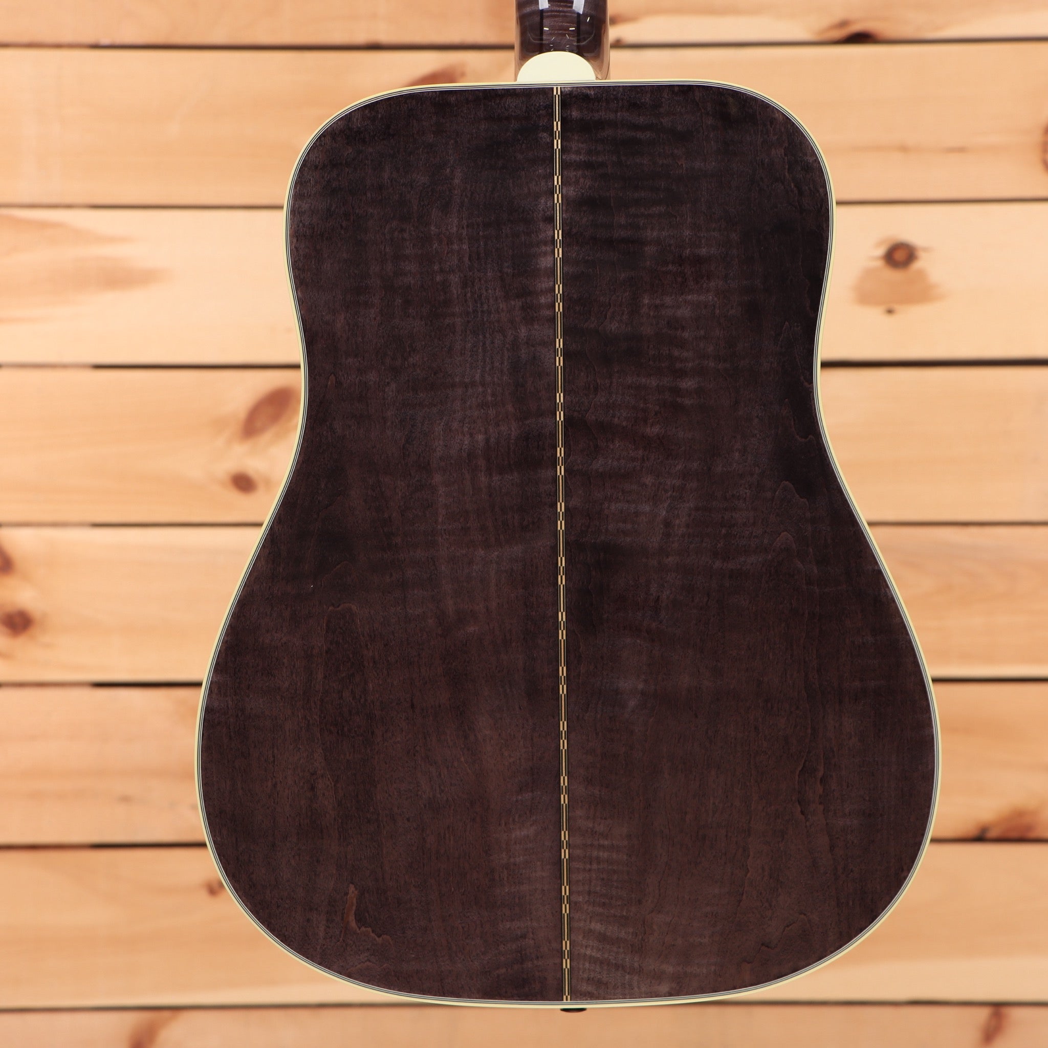 Gibson Dove Original M2M acoustic guitar Trans Ebony dreadnought with center seam binding