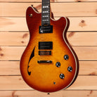 EVH SA126 Special semi-hollow body electric guitar tobacco burst with dual humbuckers