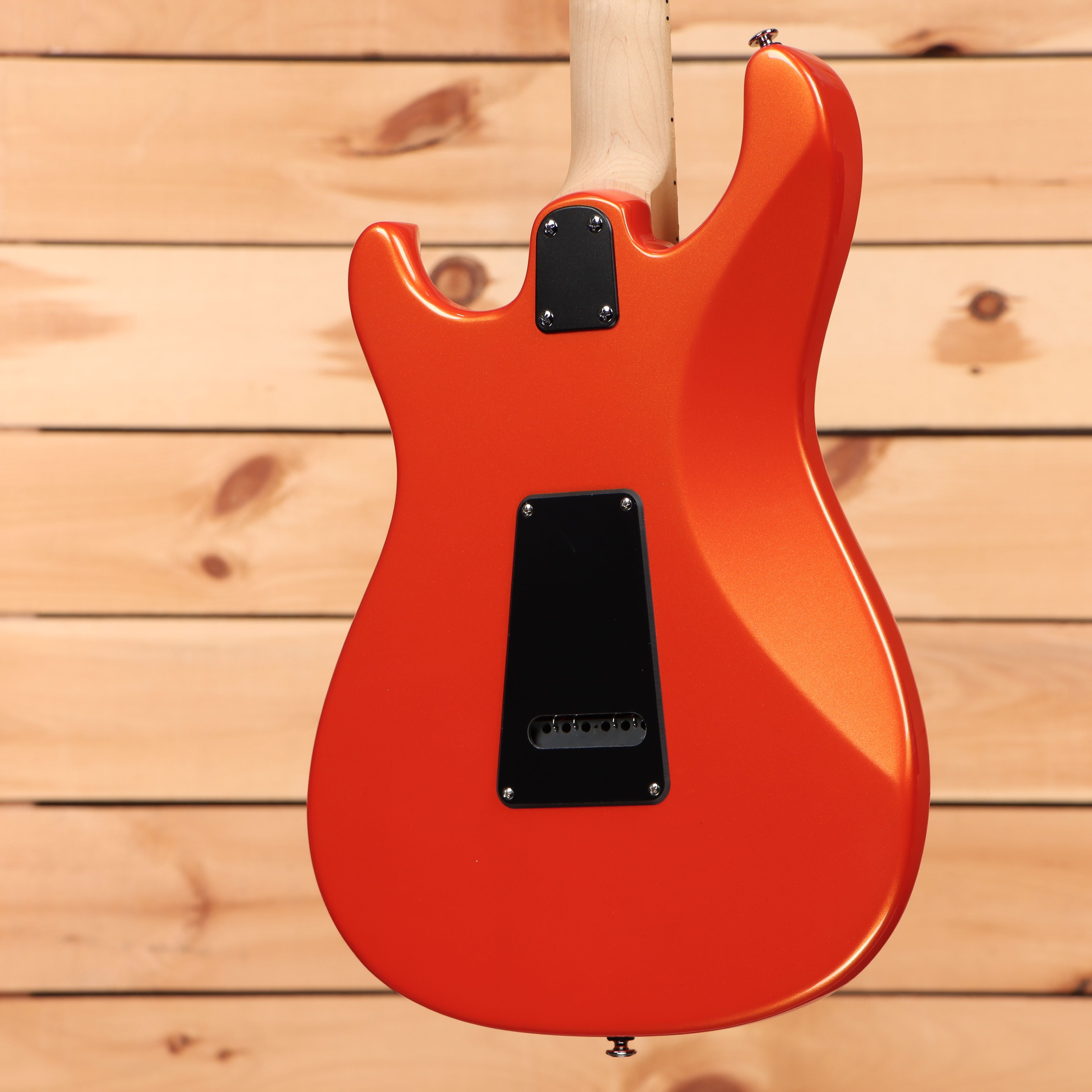 Paul Reed Smith SE NF3 electric guitar Metallic Orange with black humbucker pickups