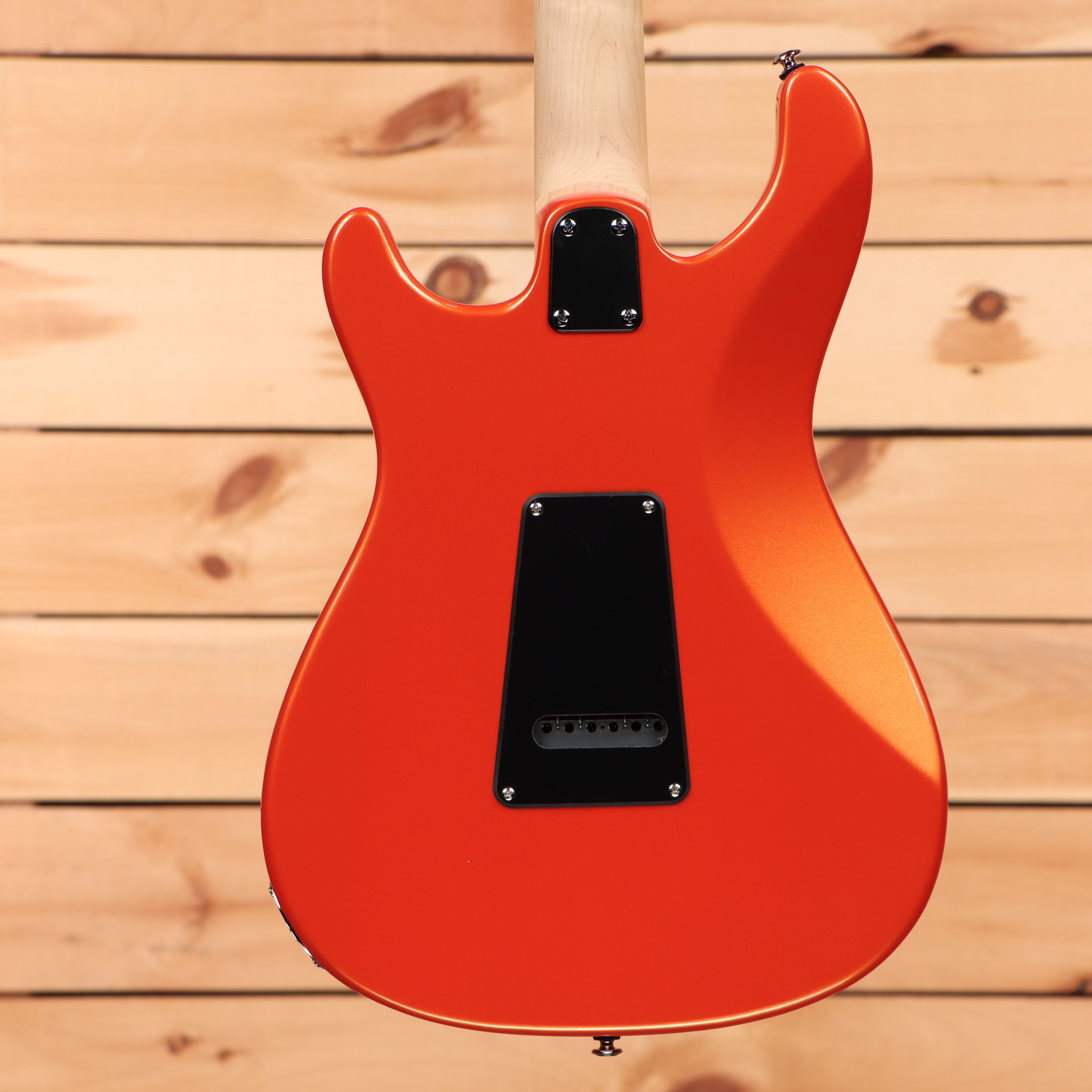 Paul Reed Smith SE NF3 electric guitar Metallic Orange with dual humbucker pickups and maple neck