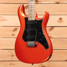 Paul Reed Smith SE NF3 metallic orange electric guitar with black pickguard and maple neck
