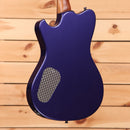 Powers A-Type Hardtail electric guitar Viola Purple with patterned pickguard